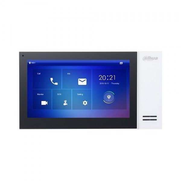 Monitor videointerfon Dahua VTH2421FW-P, IP touch screen 7 inch 1024x600, IPC surveillance, Audio bidirectional, Alarma 6/1, SD 8GB, PoE, alb Monitor videointerfon Dahua VTH2421FW-P, IP touch screen 7 inch 1024x600, IPC surveillance, Audio bidirectional, Alarma 6/1, SD 8GB, PoE, alb