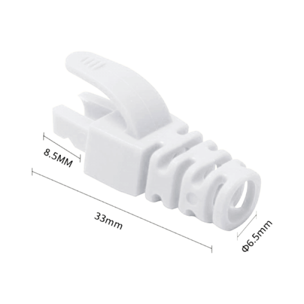 Manson protectie mufa RJ45, alb (100buc) RJ45-CAP-WH