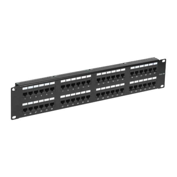 Patch Panel 2U, FTP cat5e, 48 porturi RJ45 - ASYTECH Networking ASY-PP-FTP5E-48 - gss.ro