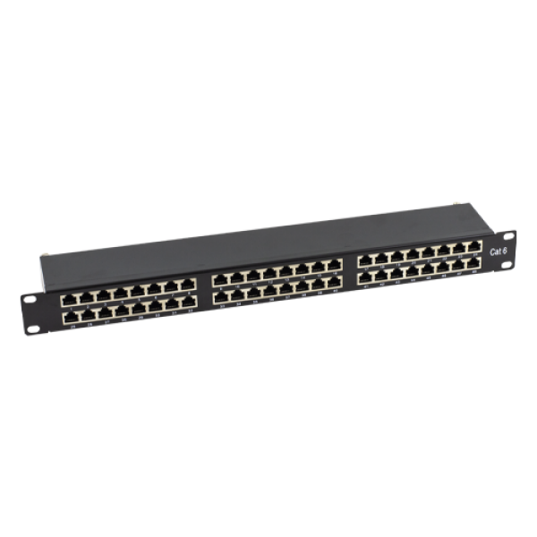 Patch Panel 2U, FTP cat6, 48 porturi RJ45 - ASYTECH Networking ASY-PP-FTP6-48 - gss.ro