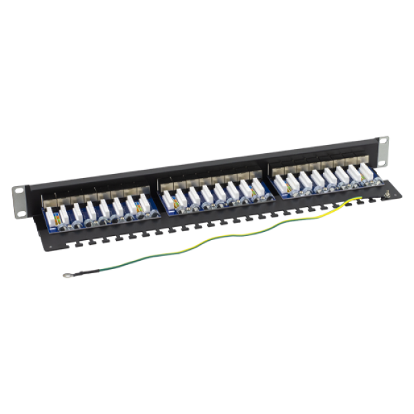 Patch Panel 1U, FTP cat6A, 24 porturi RJ45 - ASYTECH Networking ASY-PP-FTP6A-24 - gss.ro Patch Panel 1U, FTP cat6A, 24 porturi RJ45 - ASYTECH Networking ASY-PP-FTP6A-24 - gss.ro