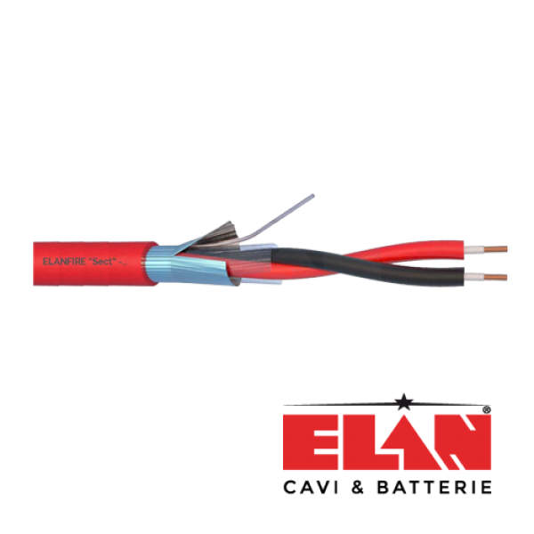 Cablu de incendiu E120 - 1x2x0.8mm, 100m ELN120-1x2x08 - gss.ro