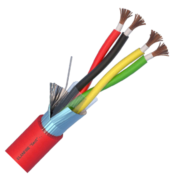 Cablu de incendiu E120 - 2x2x1.0mm, 100m - ELAN ELN120-2x2x1.0