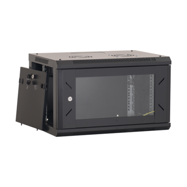 Rack perete 6U 19' 600x450, negru - ASYTECH Networking ASY-6U-6045W - gss.ro Rack perete 6U 19' 600x450, negru - ASYTECH Networking ASY-6U-6045W - gss.ro