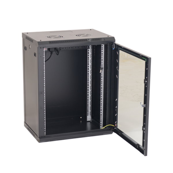 Rack perete 15U 19' 600x450, negru - ASYTECH Networking ASY-15U-6045W - gss.ro Rack perete 15U 19' 600x450, negru - ASYTECH Networking ASY-15U-6045W - gss.ro