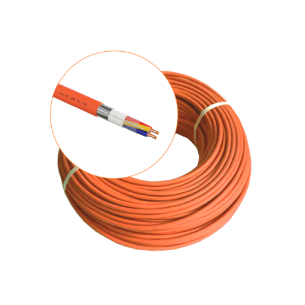 Cablu incendiu JE-H(St)H FE 180 E30/E90, 2x2x08 ecranat, 100m - EuroClass  MEK90-2x2x08