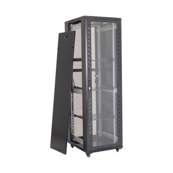 Rack podea 42U 19' 800x1000, negru - ASYTECH Networking ASY-42U-8010S - gss.ro