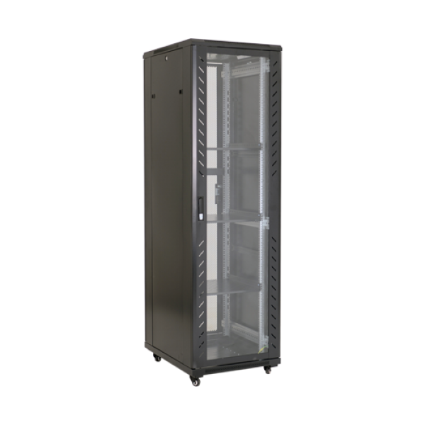 Rack podea 42U 19' 800x1000, negru - ASYTECH Networking ASY-42U-8010S