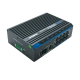 Switch industrial 8 porturi downlink  10/100Mbps POE+, 2 porturi gigabit uplink SFP si Ethernet - gss.ro