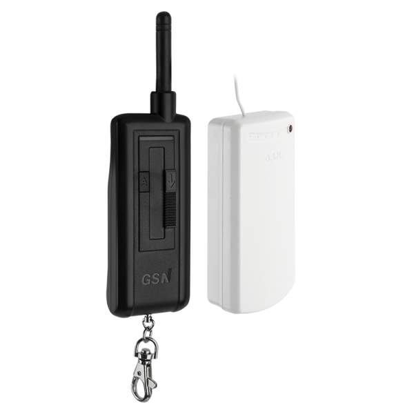 Set radiocomanda cu unitate receptoare cu 2 canale si telecomanda cu 2 butoane (1000m) - gss.ro Set radiocomanda cu unitate receptoare cu 2 canale si telecomanda cu 2 butoane (1000m) - gss.ro