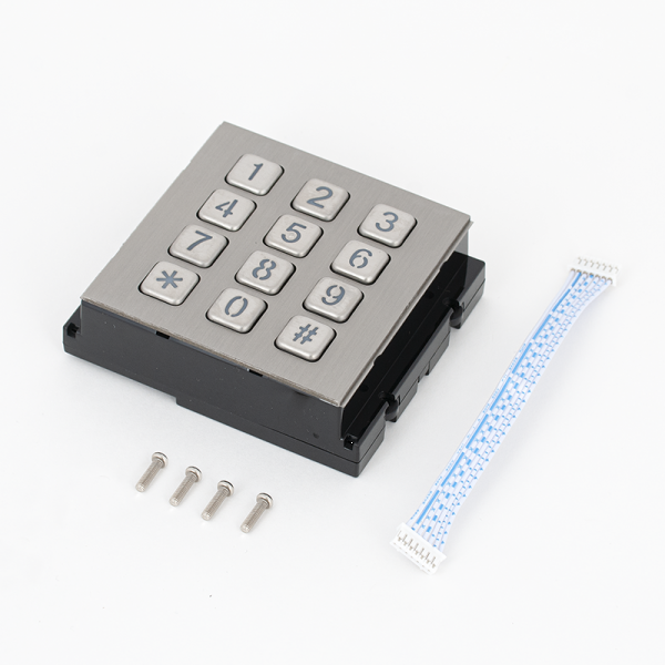 Modul tastatura mecanica iluminata, capacitiva, pentru posturile de apel modulare DT 821 cu comunicatie pe 2 fire. - gss.ro