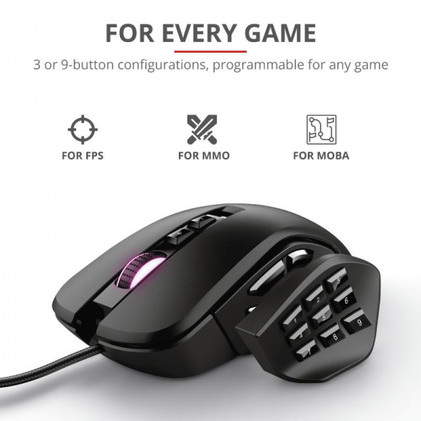 Trust GXT 970 Morfix Custom Gaming Mouse - gss.ro