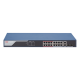 Switch 16 porturi PoE 100Mbps, 2 port uplink Gigabit, SMART Management - HIKVISION DS-3E1318P-EI - gss.ro