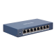 Switch 8 porturi Gigabit, SMART Management - HIKVISION DS-3E1508-EI - gss.ro