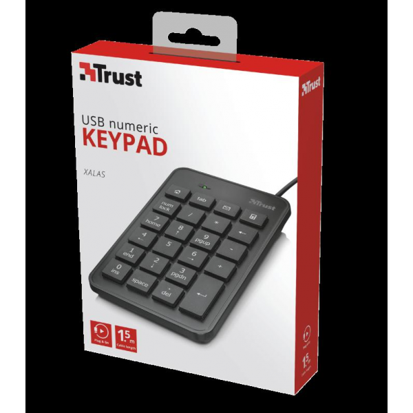 Trust Xalas USB Numeric Keypad - gss.ro