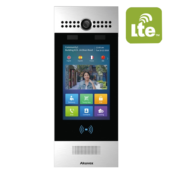 Video interfon IP SIP, post de apel cu ecran touchscreen de  7”si comunicatie LTE - gss.ro