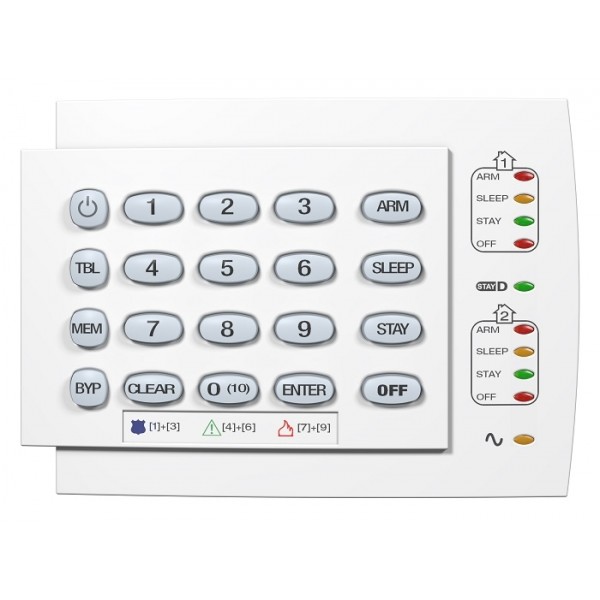 TASTATURA CABLATA LED CU 10 ZONE, ORIZONTALA TASTATURA CABLATA LED CU 10 ZONE, ORIZONTALA