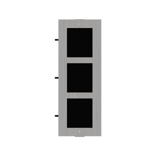 Rama montaj ingropat din otel inoxidabil, 3 module, pentru Interfon modular - HIKVISION DS-KD-ACF3-S Rama montaj ingropat din otel inoxidabil, 3 module, pentru Interfon modular - HIKVISION DS-KD-ACF3-S