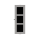 Rama montaj ingropat din otel inoxidabil, 3 module, pentru Interfon modular - HIKVISION DS-KD-ACF3-S - gss.ro Rama montaj ingropat din otel inoxidabil, 3 module, pentru Interfon modular - HIKVISION DS-KD-ACF3-S - gss.ro
