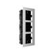 Rama montaj ingropat din otel inoxidabil, 3 module, pentru Interfon modular - HIKVISION DS-KD-ACF3-S - gss.ro Rama montaj ingropat din otel inoxidabil, 3 module, pentru Interfon modular - HIKVISION DS-KD-ACF3-S - gss.ro