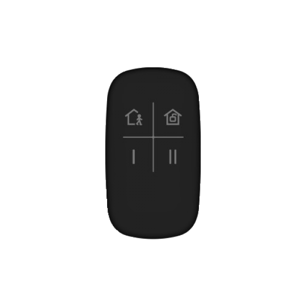 Telecomanda 4 butoane pentru AX PRO 868Mhz, Neagra - HIKVISION DS-PKF1-WE-Black Telecomanda 4 butoane pentru AX PRO 868Mhz, Neagra - HIKVISION DS-PKF1-WE-Black