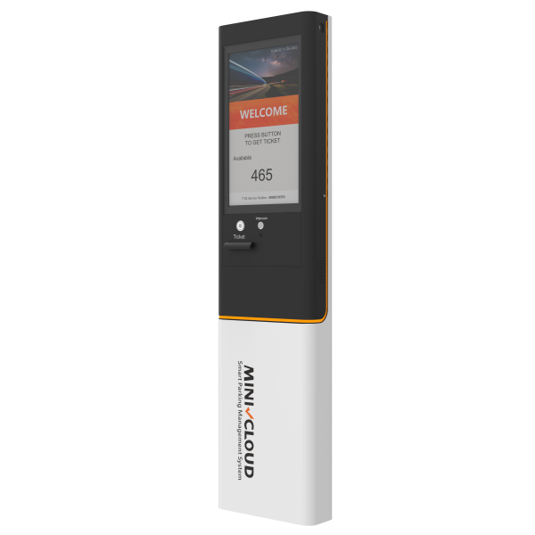 Terminal intrare parcare, ticket dispenser destinat punctelor de intrare in parcari gestionate prin sistemul MiniCloud