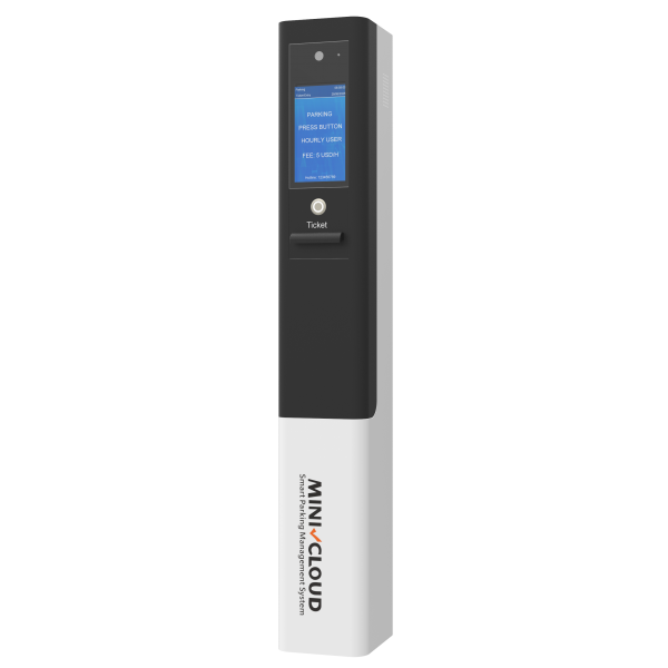 Terminal intrare parcare MINICLOUD premium slim, ticket dispenser, ecran LCD 10", imprimanta termica 80MM 250MM/S