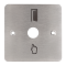 Placuta din otel inoxidabil pentru montarea butoanelor cu filet M19, latime placuta 86mm