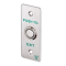 Buton de iesire incastrabil din otel inoxidabil, contact NO/NC, led de semnalizare albastru