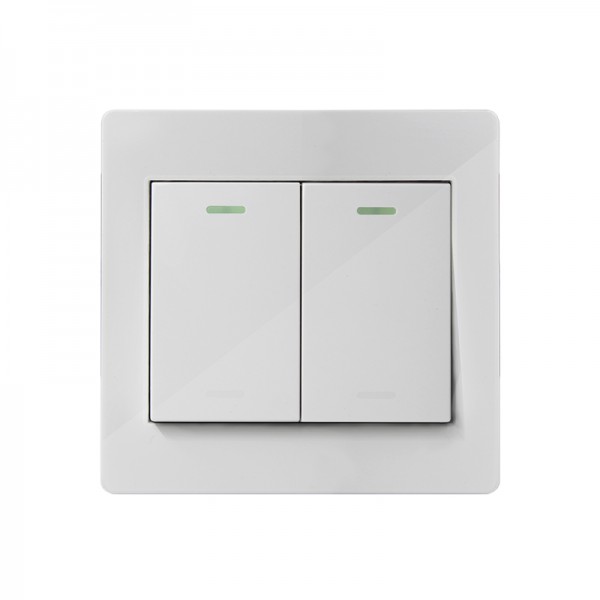 Buton mecanic cu revenire, 2 contacte independente NO/NC - gss.ro