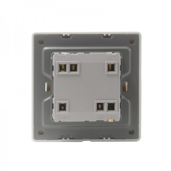 Buton mecanic cu revenire, 2 contacte independente NO/NC - gss.ro