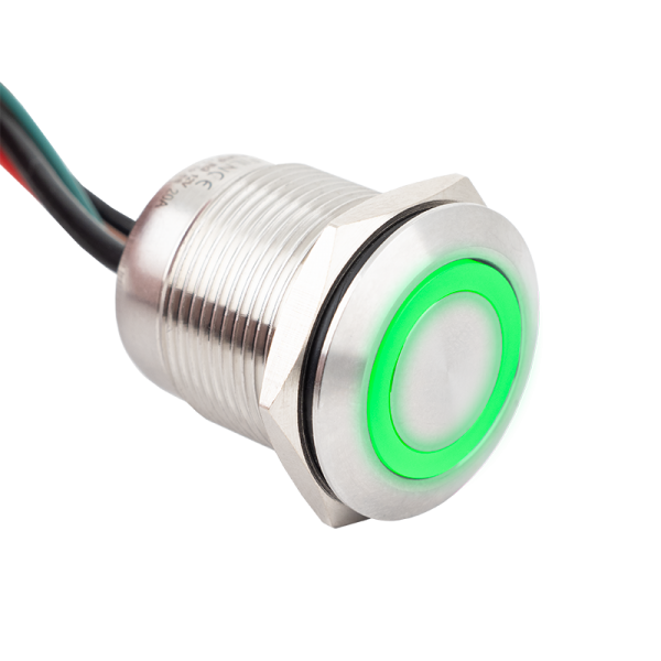 Buton de putere mare, 10A, contact NO, led semnalizare Rosu/Verde, filet M19, actionare prin apasare - gss.ro Buton de putere mare, 10A, contact NO, led semnalizare Rosu/Verde, filet M19, actionare prin apasare - gss.ro