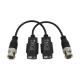 Video balun pasiv HD  (pret/set 2 buc.) - HIKVISION DS-1H18S-E