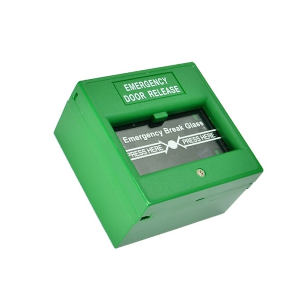 BUTON DE URGENTA VERDE CU GEAM DE STICLA - BIV911 BUTON DE URGENTA VERDE CU GEAM DE STICLA - BIV911