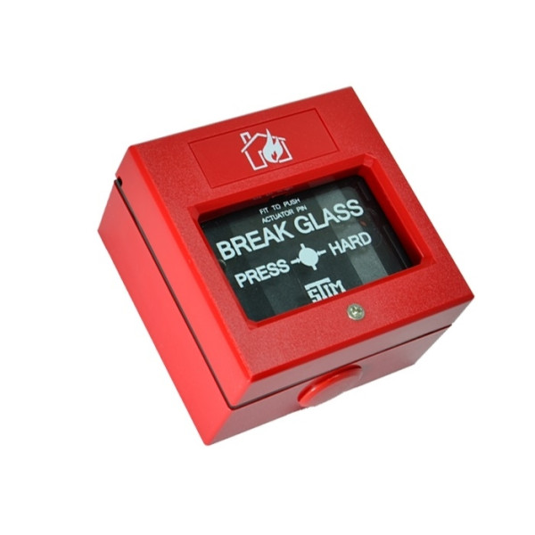 BUTON INCENDIU CU GEAM DE STICLA SI FARA CAPAC - SM-108 BUTON INCENDIU CU GEAM DE STICLA SI FARA CAPAC - SM-108