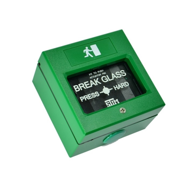 BUTON DE INCENDIU VERDE FARA CAPAC - SM-108GR BUTON DE INCENDIU VERDE FARA CAPAC - SM-108GR