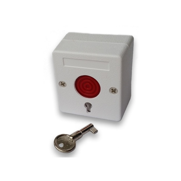 BUTON DE PANICA CU RETINERE NO/NC PLASTIC - BPC01 BUTON DE PANICA CU RETINERE NO/NC PLASTIC - BPC01
