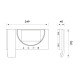 POST DE INTERIOR 5" CU RECEPTOR 220VAC - VD-54H POST DE INTERIOR 5" CU RECEPTOR 220VAC - VD-54H