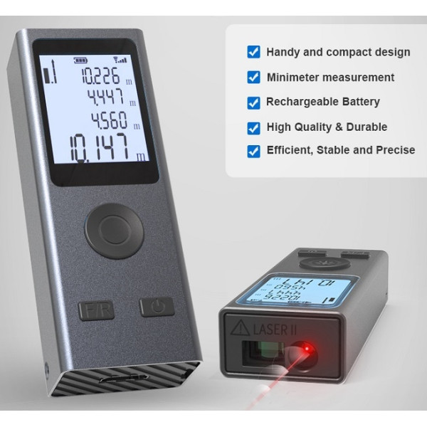 TELEMETRU LASER 0.03 ~ 50 M - M-LDM-50P TELEMETRU LASER 0.03 ~ 50 M - M-LDM-50P