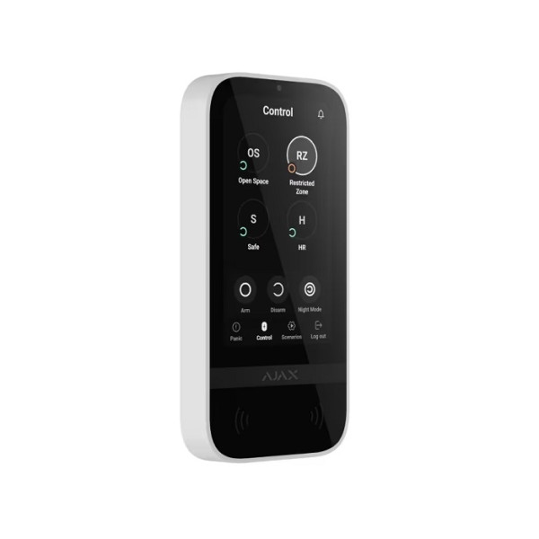 TASTATURA WIRELESS AJAX CU TOUCHSCREEN - KEYPAD TOUCHSCREEN (WHT)