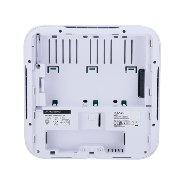 NVR CU 8 CANALE, ALB, 110-240 VAC - NVR (8-CH) WHT NVR CU 8 CANALE, ALB, 110-240 VAC - NVR (8-CH) WHT