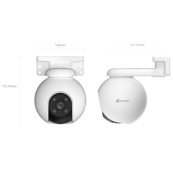 CAMERA PAN & TILT WI-FI 5MP IR 30M LENTILA 4MM - CS-H8 (5MP,4mm) CAMERA PAN & TILT WI-FI 5MP IR 30M LENTILA 4MM - CS-H8 (5MP,4mm)