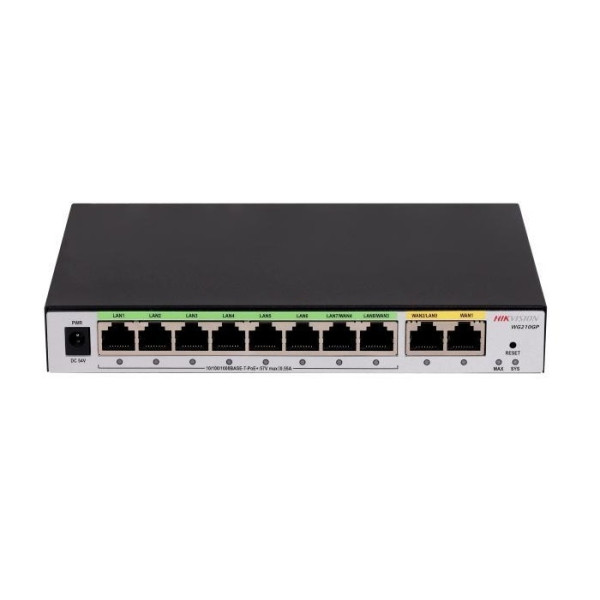 ROUTER ALL IN ONE CU 10 PORTURI (2WAN+8POE LAN) GI - DS-3WG210GP-SI ROUTER ALL IN ONE CU 10 PORTURI (2WAN+8POE LAN) GI - DS-3WG210GP-SI