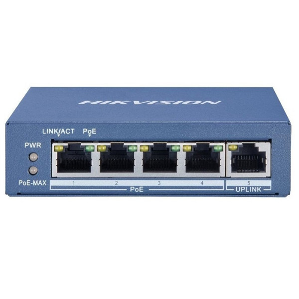 SWITCH CU 5 PORTURI GIGABIT (4 POE) - DS-3E1505P-EI/M SWITCH CU 5 PORTURI GIGABIT (4 POE) - DS-3E1505P-EI/M
