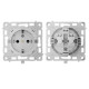 PRIZA DE PERETE CU IMPAMANTARE - OUTLETCORE (BASIC) TYPE F 55 PRIZA DE PERETE CU IMPAMANTARE - OUTLETCORE (BASIC) TYPE F 55