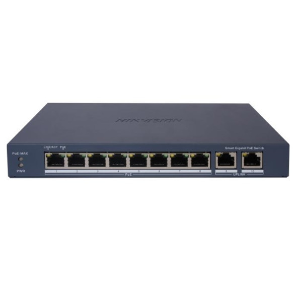 SWITCH CU 10 PORTURI GIGABIT (8 POE) - DS-3E1510P-EI V2 SWITCH CU 10 PORTURI GIGABIT (8 POE) - DS-3E1510P-EI V2