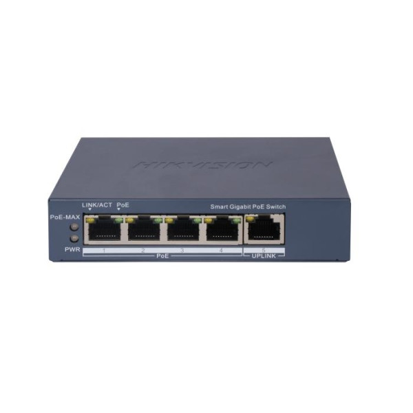 SWITCH CU 5 PORTURI (4 POE) GIGABIT - DS-3E1505P-EI SWITCH CU 5 PORTURI (4 POE) GIGABIT - DS-3E1505P-EI