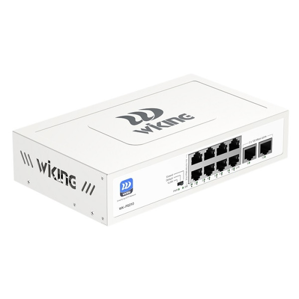 SWITCH CU 10 PORTURI (8 POE) 10/100MBPS - WK-PS210 SWITCH CU 10 PORTURI (8 POE) 10/100MBPS - WK-PS210