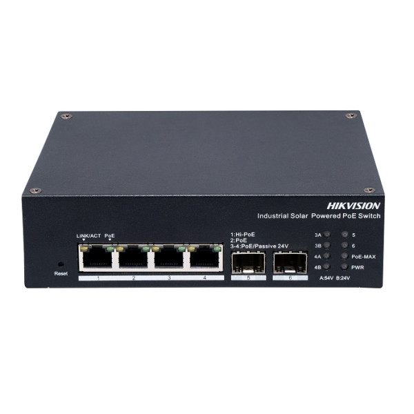 SWITCH INDUSTRIAL SMART MANAGED, 4 X POE, 2 X SFP - DS-3T1506HP-EI-UPS SWITCH INDUSTRIAL SMART MANAGED, 4 X POE, 2 X SFP - DS-3T1506HP-EI-UPS