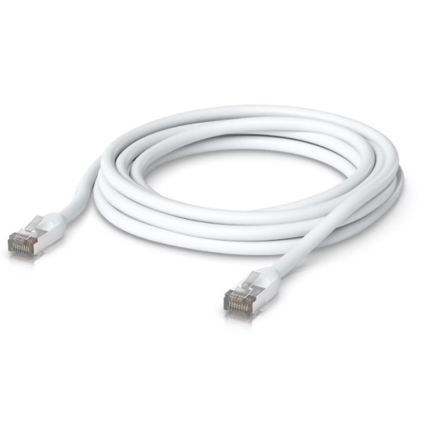 PATCH CABLU UNIFI, CAT 5E, LUNGIME 5M, ALB - UACC-Cable-Patch-Outdoor-5M-W
